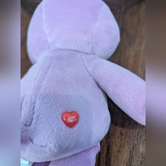 Care Bears Purple and White Stuffed Animal Plush - Picture 6 of 10